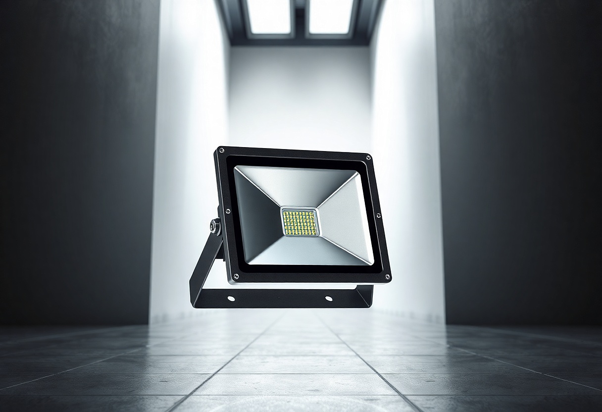 Efektívne osvetlenie priestoru pomocou LED reflektoru